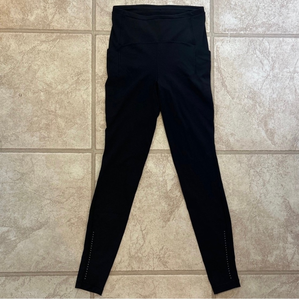 Lululemon Swift Speed High Rise Tight Back Pocket Zipper Leggings